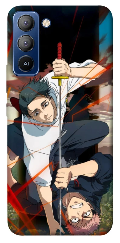 Чехол на TECNO Pop 5 LTE Jujutsu kaisen v5 фото 1 из 1
