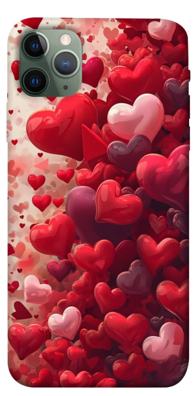 Чехол на Apple iPhone 11 Pro Max (6.5") Many hearts фото 1 из 1