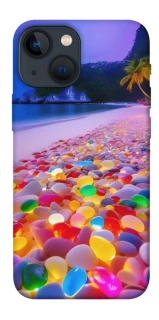 Чехол на Apple iPhone 13 mini (5.4") Светящиеся камни на берегу фото 1 из 1
