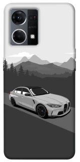 Чехол на Oppo Reno 7 4G BMW grey v3 фото 1 из 1