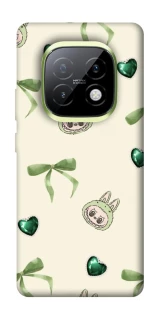 Чехол на Realme Narzo 70 Turbo Labubu Green Heart фото 1 из 1