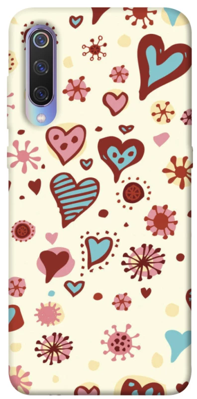 Чохол на Xiaomi Mi 9 Pretty hearts фото 1 з 1