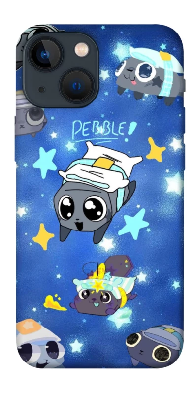 Чехол на Apple iPhone 13 mini (5.4") Pebble kitten stars фото 1 из 1