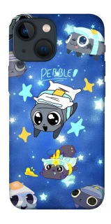 Чехол на Apple iPhone 13 mini (5.4") Pebble kitten stars фото 1 из 1