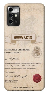 Чехол на ZTE Blade A72 The Hogwarts acceptance letter фото 1 из 1