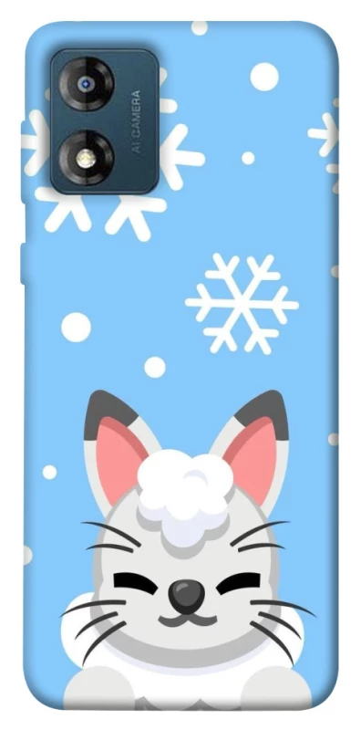 Чохол на Motorola Moto E13 Adopt Me Snow Kitty Smile фото 1 з 1