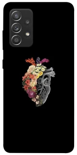 Чохол на Samsung Galaxy A52 4G / A52 5G Heart with flowers фото 1 з 1