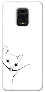Чехол на Xiaomi Redmi Note 9s / Note 9 Pro / Note 9 Pro Max Кот Дали фото 1 из 1