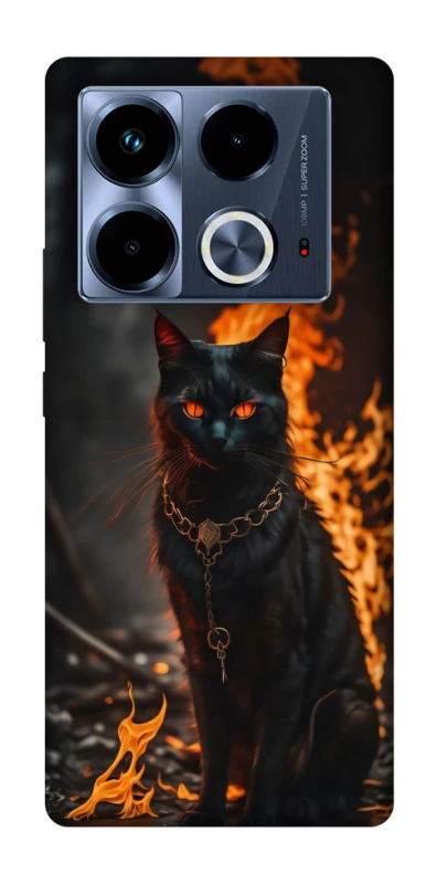 Чохол на Infinix Note 40 4G Вогняний кіт фото 1 з 1