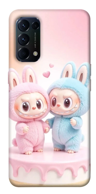 Чохол на Oppo Reno 5 4G Labubu Twins фото 1 з 1