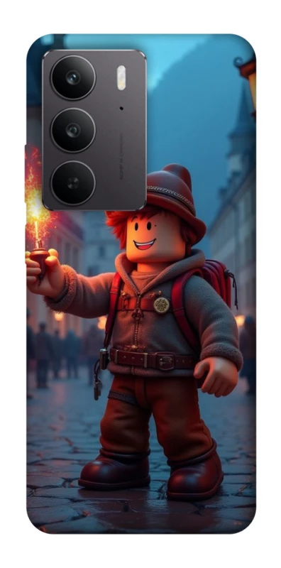 Чохол на Realme C75 Roblox Fire Logo Blue Flames фото 1 з 1