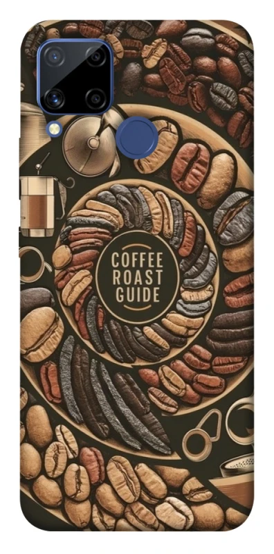 Чехол на Realme C15 Coffee roast guide фото 1 из 1