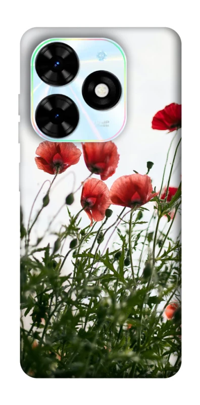 Чохол на TECNO Spark Go 2024 Поле маків фото 1 з 1