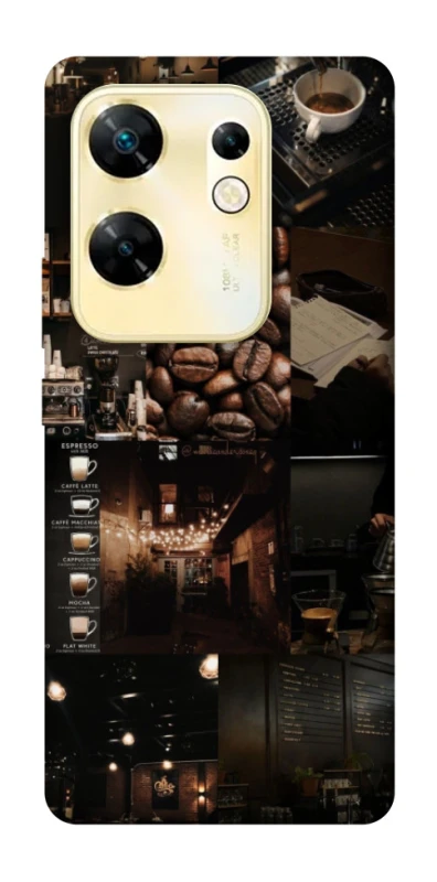 Чехол на Infinix Zero 30 4G Coffee collage ver.1 фото 1 из 1