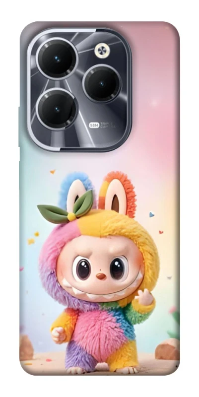 Чохол на Infinix Hot 40 Pro Labubu colored фото 1 з 1