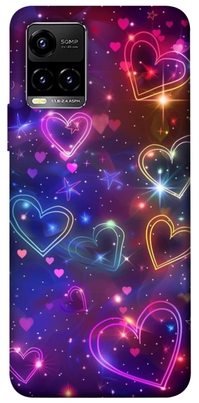 Чохол на Vivo Y21 / Y33s Drawn hearts фото 1 з 1