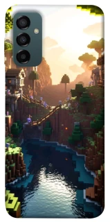 Чехол на Samsung Galaxy M34 5G Minecraft sunset фото 1 из 1