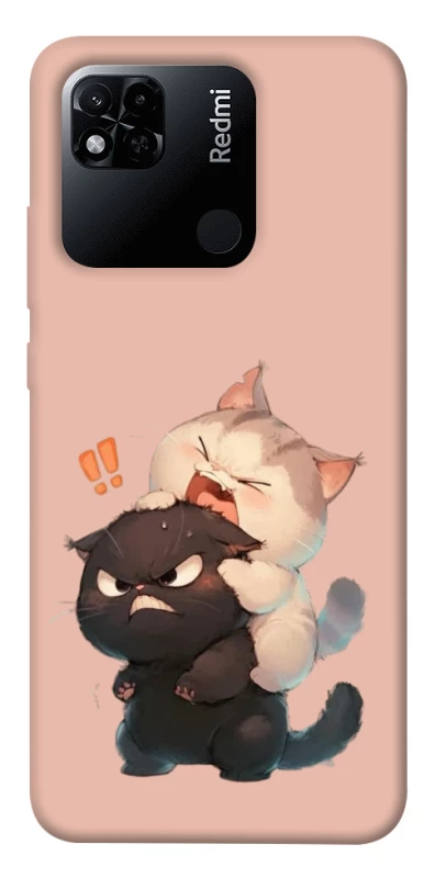 Чохол на Xiaomi Redmi 10A Сat and cat фото 1 з 1