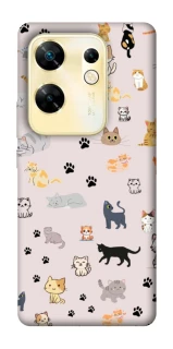 Чохол на Infinix Zero 30 4G Cat style ver.1 фото 1 з 1