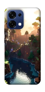 Чехол на Oppo A6 Pro 4G/5G Minecraft sunset фото 1 из 2