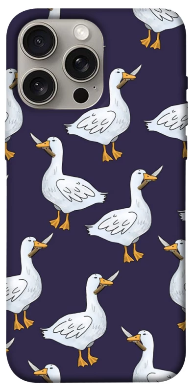 Чохол на Apple iPhone 15 Pro Max (6.7") Гуси з претензією фото 1 з 1