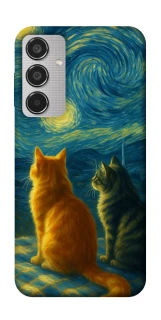 Чехол на Samsung Galaxy M35 Cats under the stars фото 1 из 1