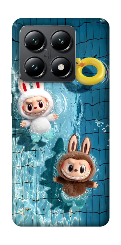 Чохол на Xiaomi 14T Labubu in the pool фото 1 з 1
