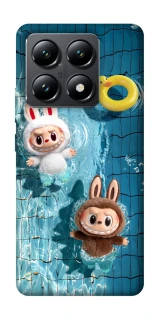 Чохол на Xiaomi 14T Labubu in the pool фото 1 з 1