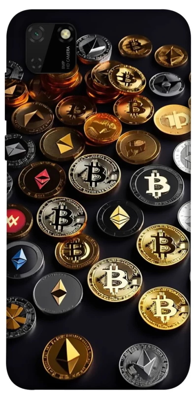 Чехол на Huawei Y5p Many coins фото 1 из 1