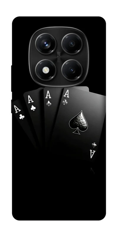 Чохол на Xiaomi Redmi Note 14 Pro 4G Black Cards фото 1 з 1