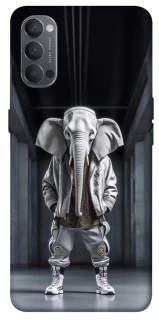 Чехол на Oppo Reno 4 Слон v2 фото 1 из 1