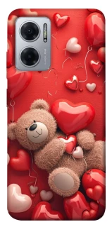 Чохол на Xiaomi Redmi Note 11E bear in hearts фото 1 Чохол на Xiaomi Redmi Note 11E bear in hearts фото 1 з 1