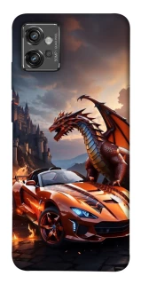 Чохол на Motorola Moto G32 Сar and dragon фото 1 з 1