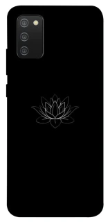Чохол на Samsung Galaxy A02s Black Lotus фото 1 Чохол на Samsung Galaxy A02s Black Lotus фото 1 з 1