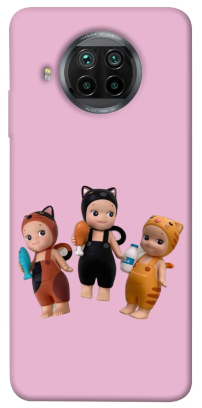 Чохол на Xiaomi Mi 10T Lite / Redmi Note 9 Pro 5G Cat Cafe Trio фото 1 з 1