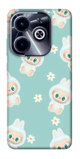 Чехол на Infinix Hot 40i Labubu Green фото 1 из 1