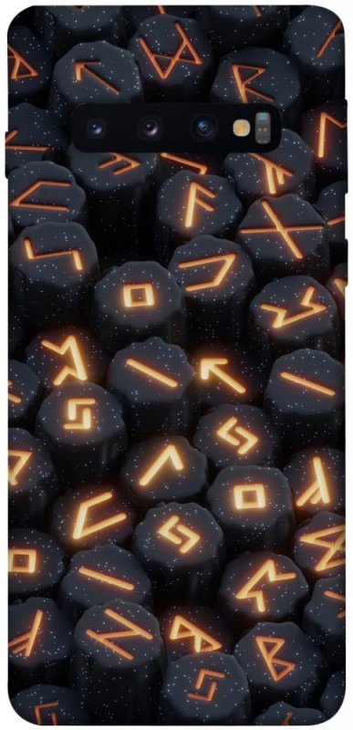 Чохол на Samsung Galaxy S10 Вогняні руни фото 1 з 1