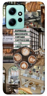 Чехол на Xiaomi Redmi Note 12 4G Coffee collage ver.5 фото 1 из 1