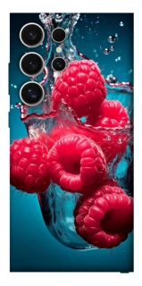 Чехол на Samsung Galaxy S25 Ultra Малинка в воде фото 1 из 1