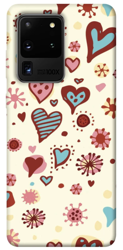 Чохол на Samsung Galaxy S20 Ultra Pretty hearts фото 1 з 1