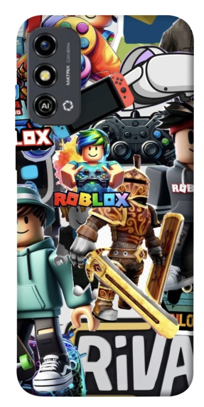 Чохол на ZTE Blade A53 Roblox collage ver.1 фото 1 з 1