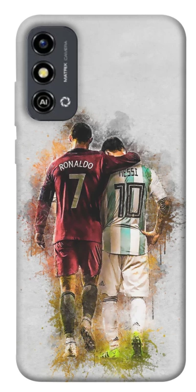 Чохол на ZTE Blade A53 Ronaldo та Messi фото 1 з 1