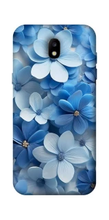 Чехол на Samsung Galaxy J5 (2017) Синие цветы фото 1 из 1