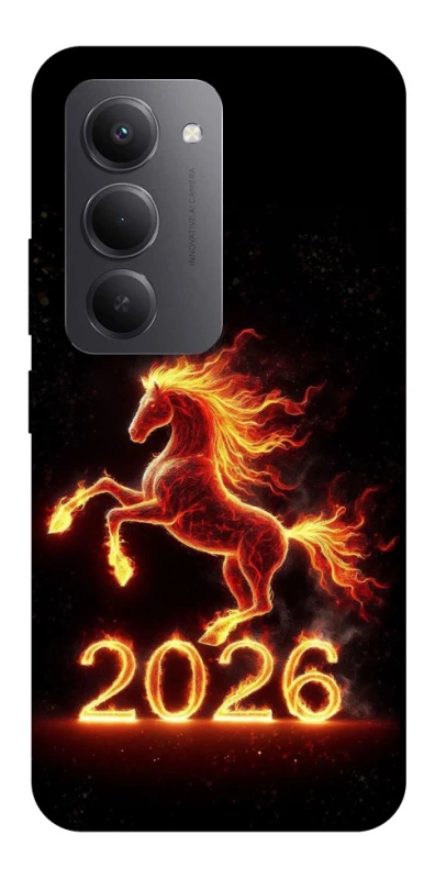 Чохол на Xiaomi Redmi 15 (EU) Red Fire Horse ver.1 фото 1 з 1