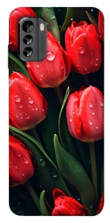 Чохол на Nokia G60 Червоні тюльпани фото 1 з 1