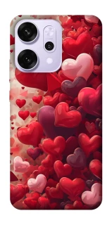 Чохол на Oppo Reno 14 Pro Many hearts фото 1 з 1