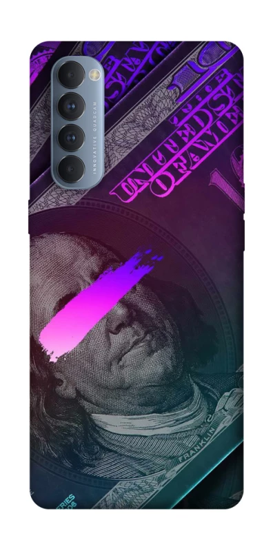 Чехол на Oppo Reno 4 Pro Neo dollar v2 фото 1 из 1