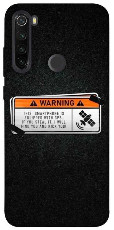 Чохол на Xiaomi Redmi Note 8T Warning фото 1 з 1