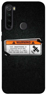 Чохол на Xiaomi Redmi Note 8T Warning фото 1 з 1