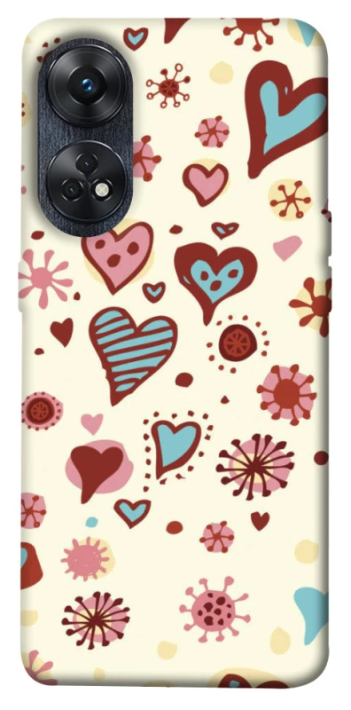 Чохол на Oppo Reno 8T 4G Pretty hearts фото 1 з 1